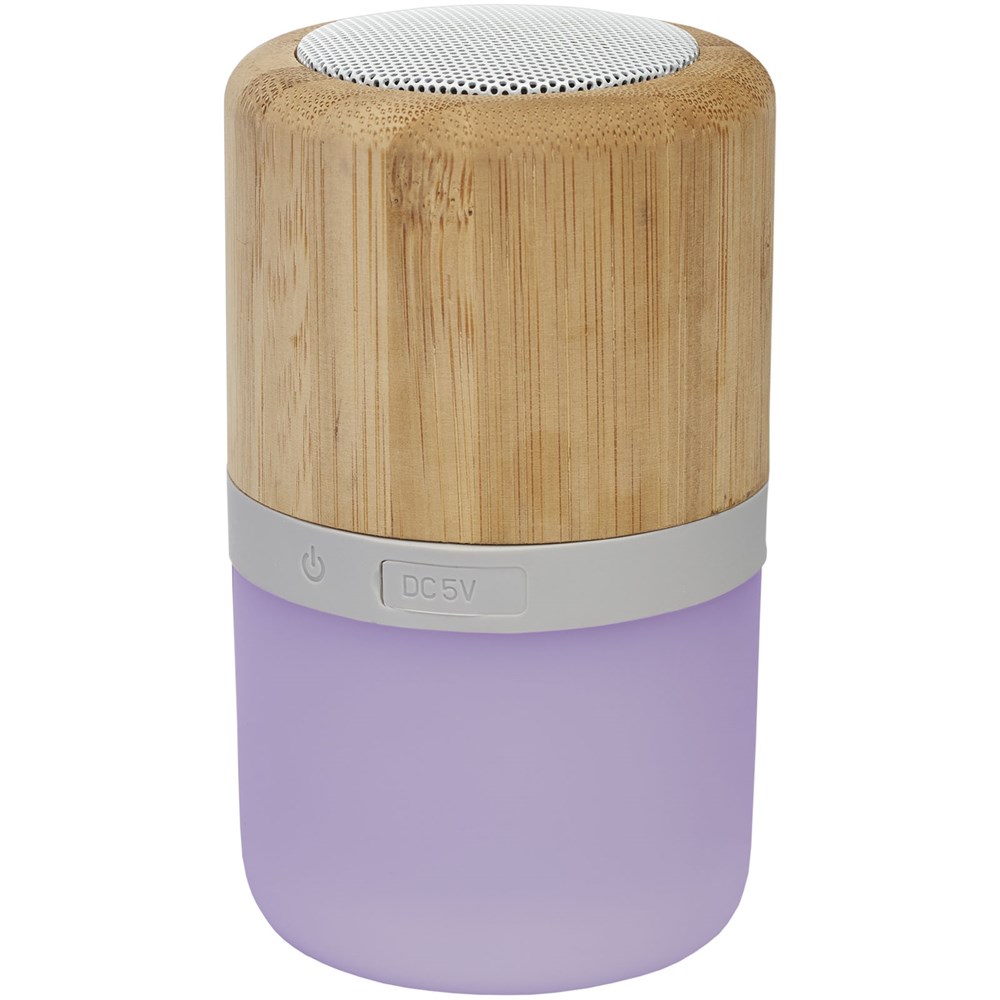 Aurea bamboe Bluetooth®-speaker met licht 