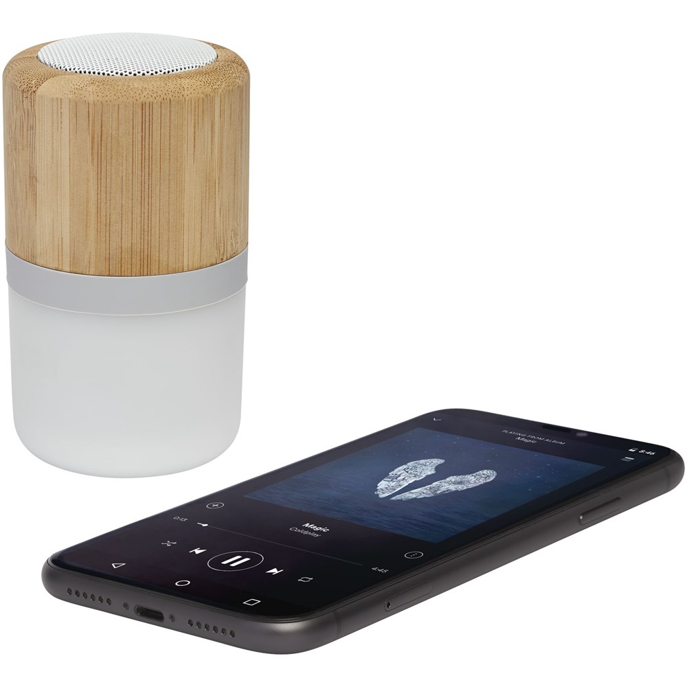 Aurea bamboe Bluetooth®-speaker met licht 