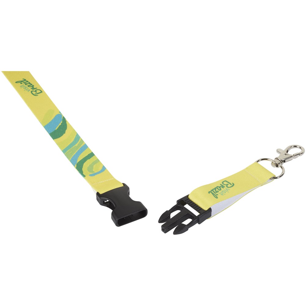 Bucks sublimatie lanyard met veiligheidssluiting