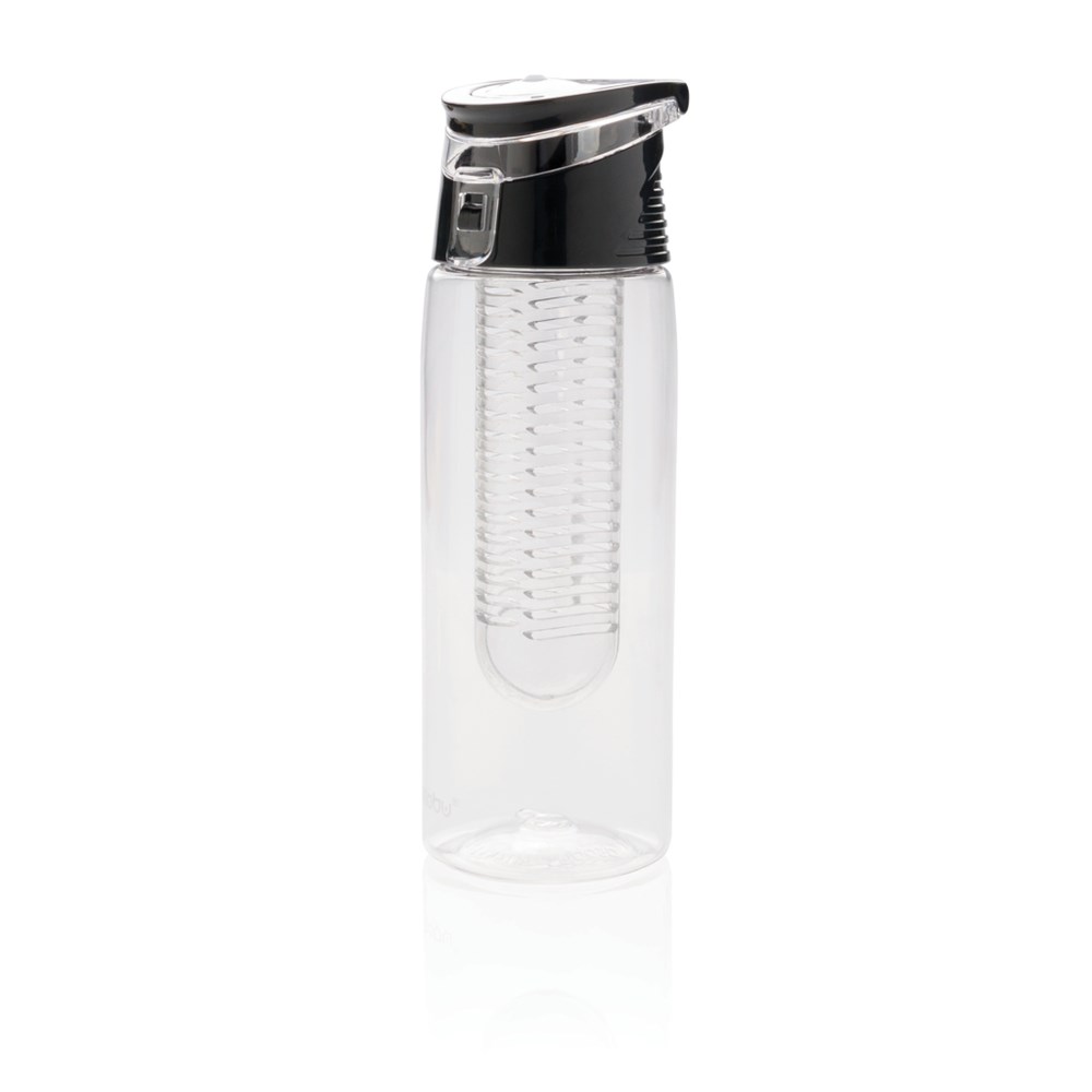 Afsluitbare waterfles met infuser