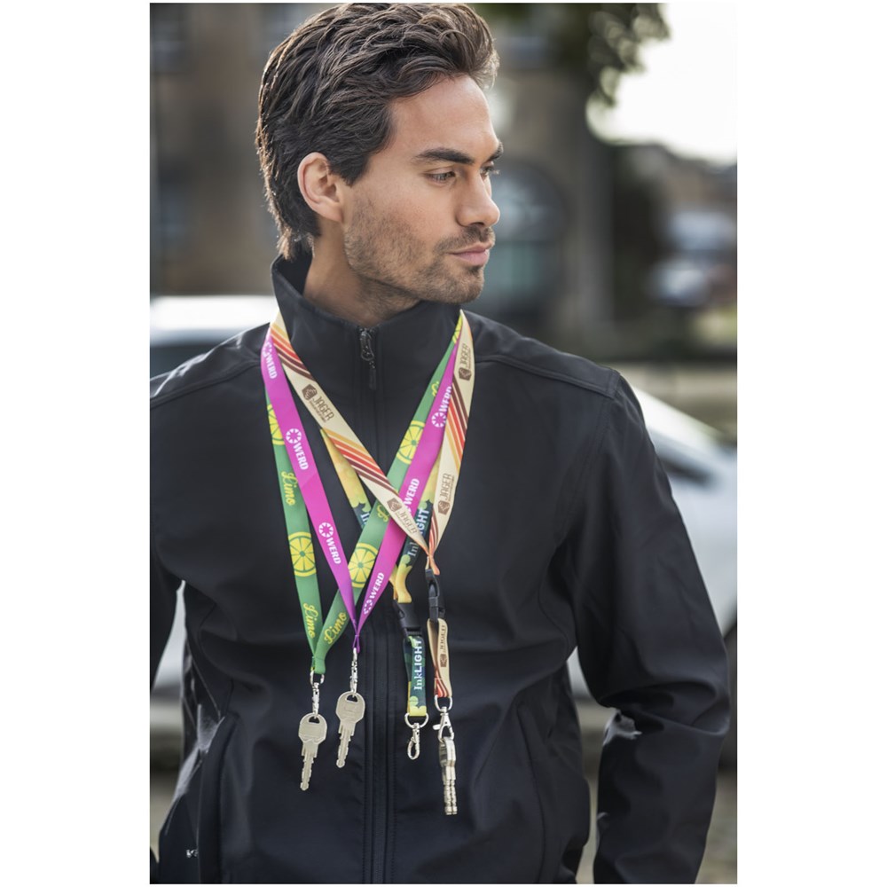 Bucks sublimatie lanyard met veiligheidssluiting