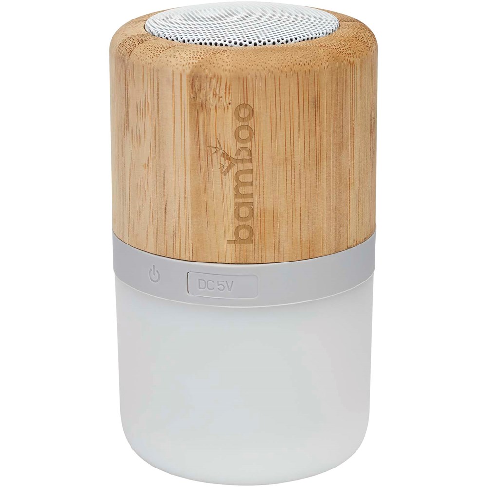 Aurea bamboe Bluetooth®-speaker met licht 