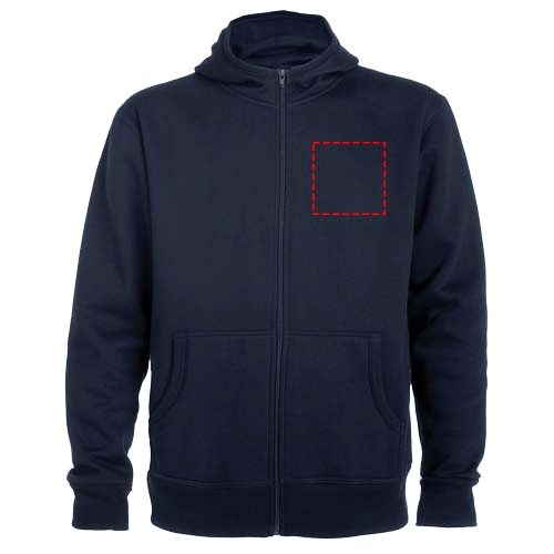 Montblanc unisex hoodie met volledige rits