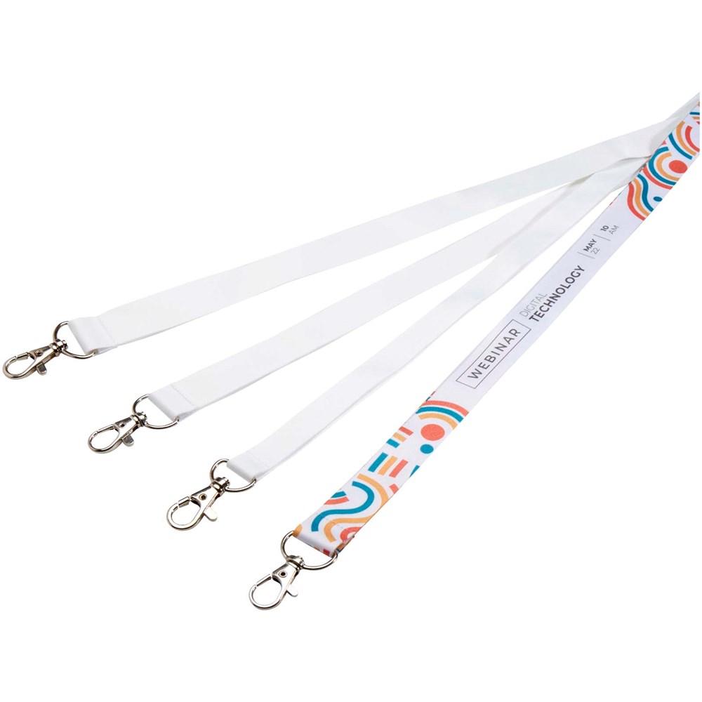 Addie sublimatie lanyard met safety breakaway sluiting